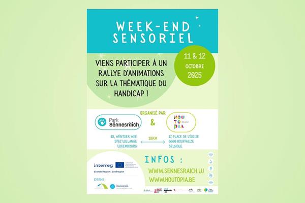 Week-end sensoriel - Accueil