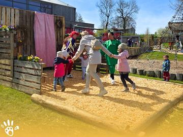 Osterveranstaltung unter freiem Himmel