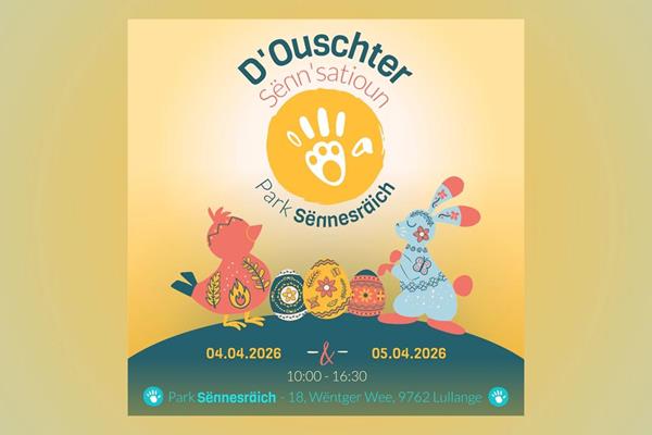 Événement de Pâques en plein air